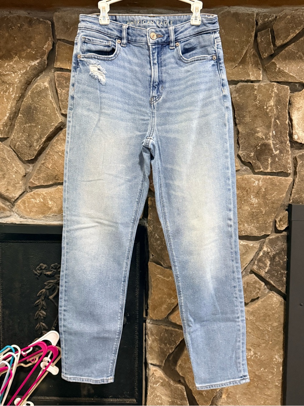 American Eagle AE Mom Jeans in Blue Size 2